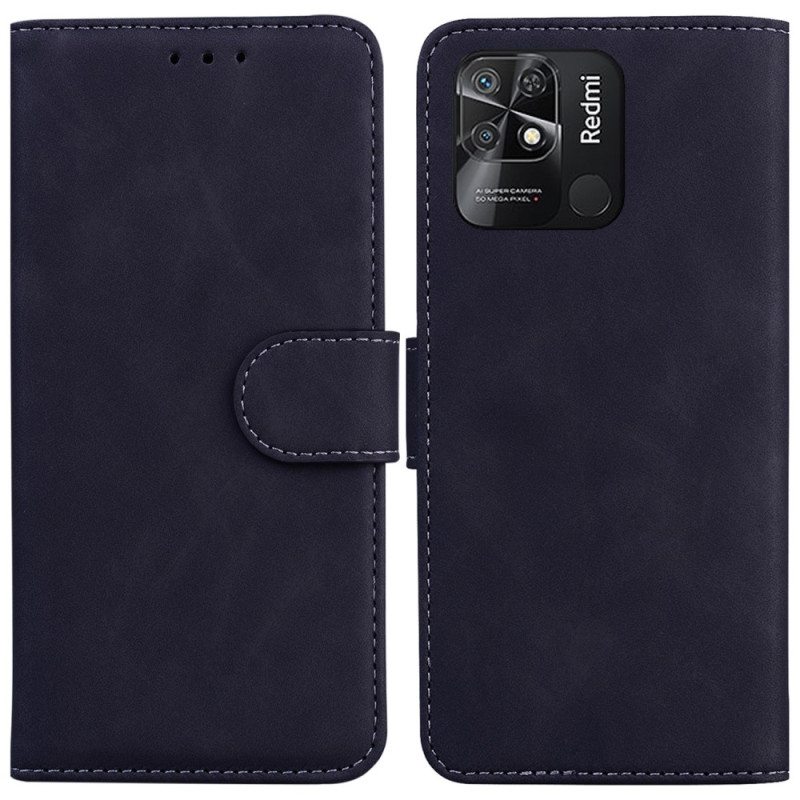 Flip Case Xiaomi Redmi 10C Pelkkä Keinonahka