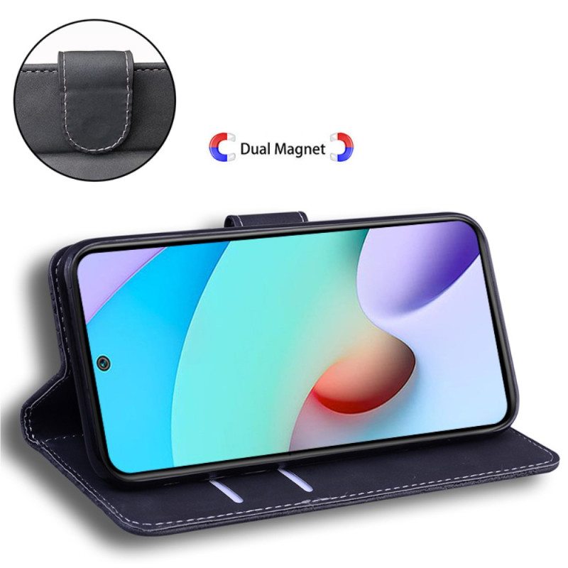 Flip Case Xiaomi Redmi 10C Pelkkä Keinonahka