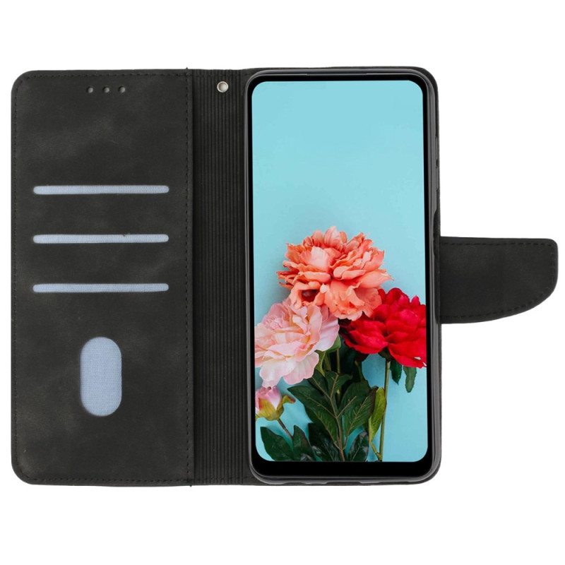 Flip Case Xiaomi Redmi 10C Yksivärinen Kaulanauha