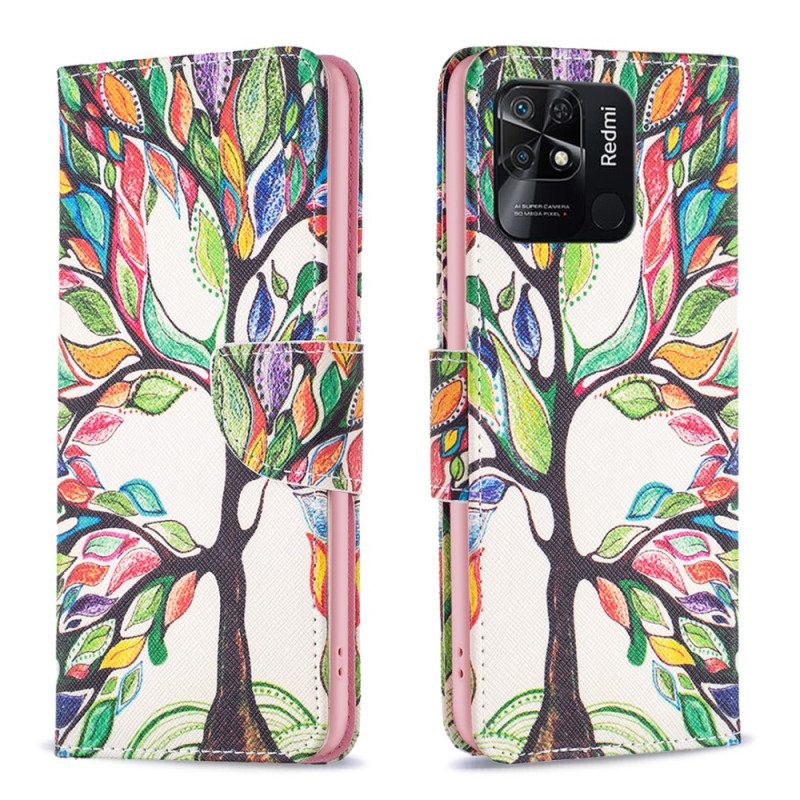 Kotelot Xiaomi Redmi 10C Akvarelli Puu