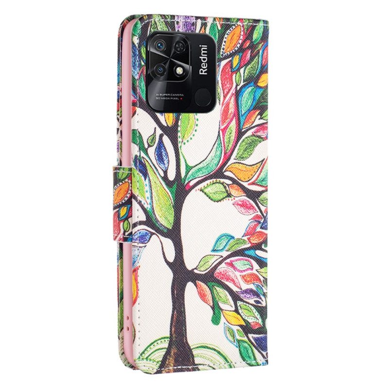Kotelot Xiaomi Redmi 10C Akvarelli Puu