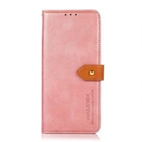 Kotelot Xiaomi Redmi 10C Kaksivärinen Kultainen Lukko Khazneh