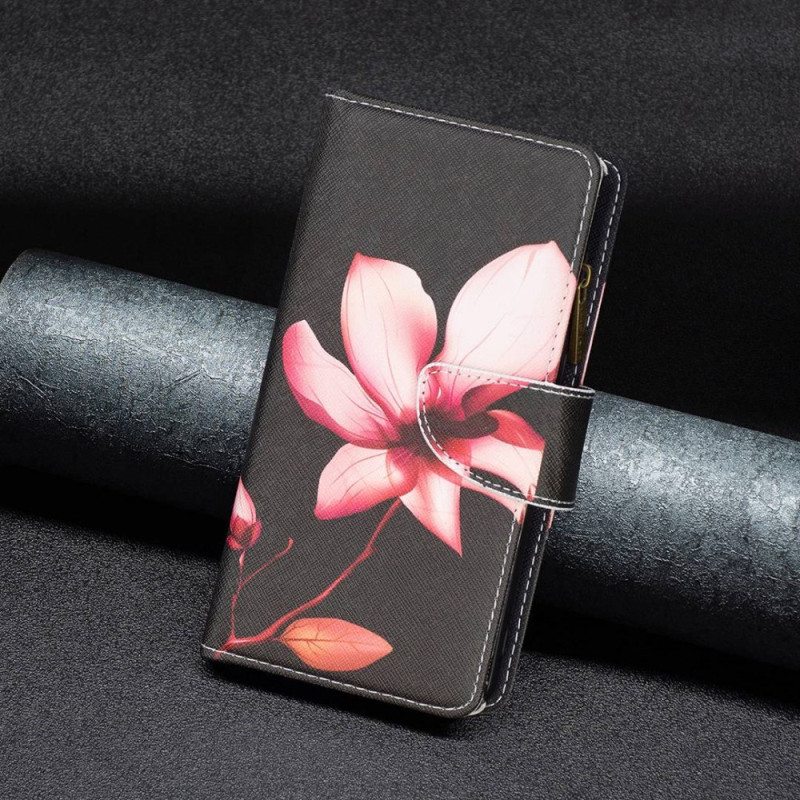 Kotelot Xiaomi Redmi 10C Kukkavetoketjullinen Tasku