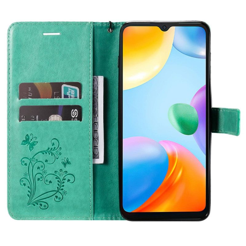 Kotelot Xiaomi Redmi 10C Suojaketju Kuori Jättiläishihnaperhoset