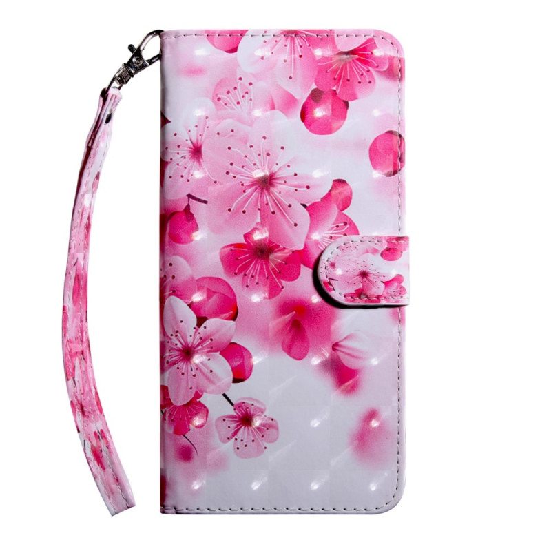 Kotelot Xiaomi Redmi 10C Suojaketju Kuori Strap Kukat