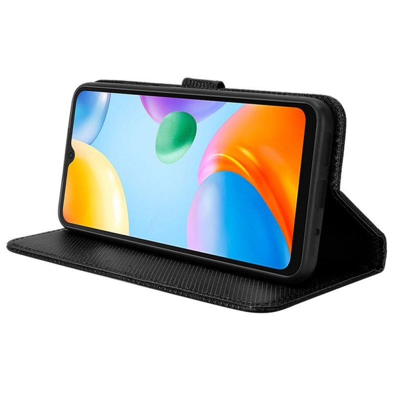 Kotelot Xiaomi Redmi 10C Suojaketju Kuori Tyylikäs Strappy Faux Leather