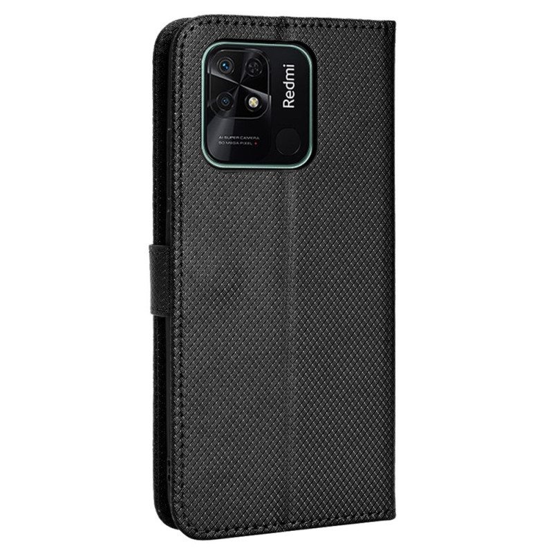 Kotelot Xiaomi Redmi 10C Suojaketju Kuori Tyylikäs Strappy Faux Leather