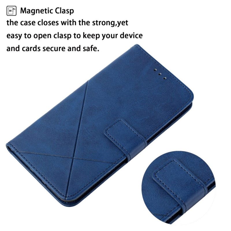Kotelot Xiaomi Redmi 10C X Design Geo Leather Style