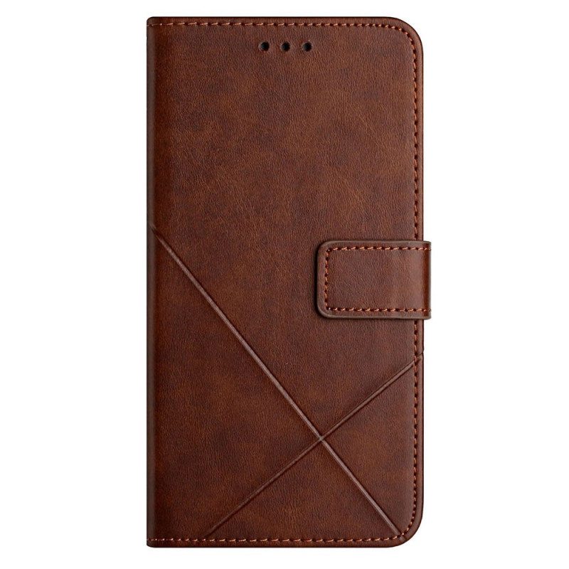 Kotelot Xiaomi Redmi 10C X Design Geo Leather Style