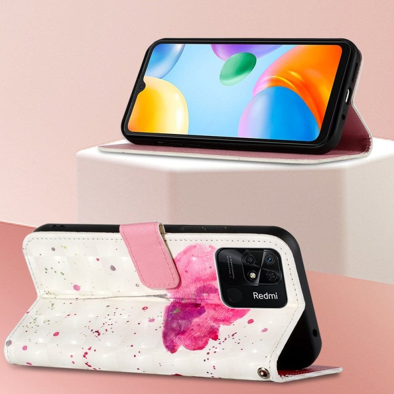 Kuori Kotelot Xiaomi Redmi 10C Suojaketju Kuori Hihna Poppy