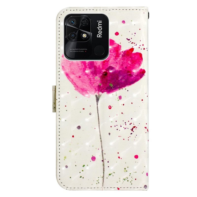 Kuori Kotelot Xiaomi Redmi 10C Suojaketju Kuori Hihna Poppy