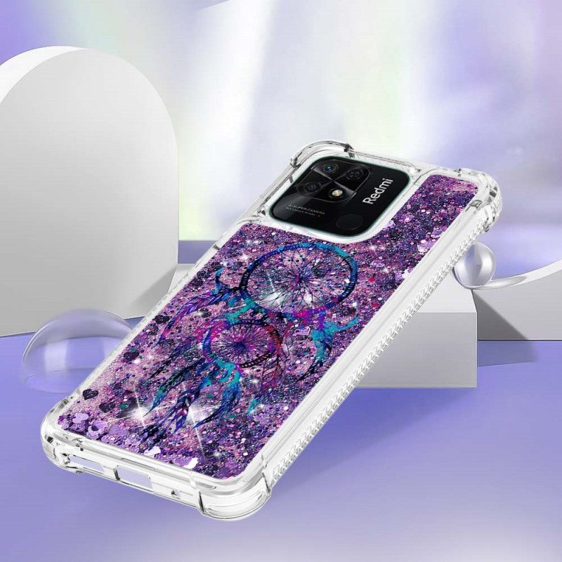 Kuori Xiaomi Redmi 10C Dream Catcher Paljetteja