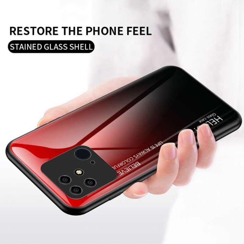 Kuori Xiaomi Redmi 10C Karkaistu Lasi Hello