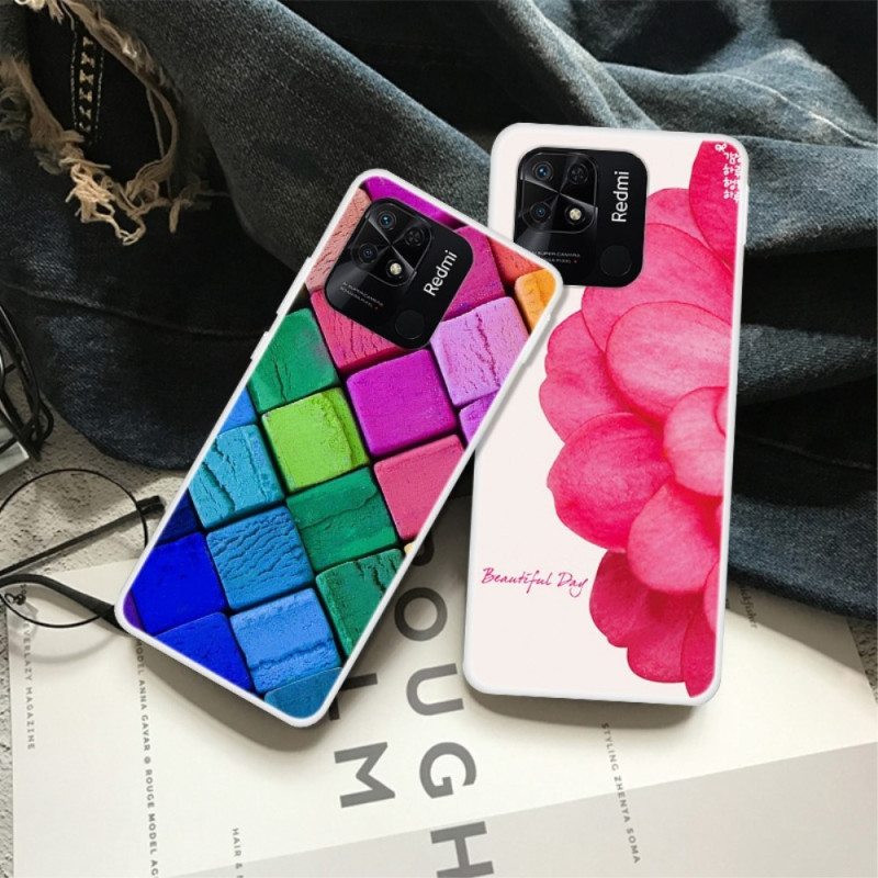 Kuori Xiaomi Redmi 10C Kukkainen Variaatio