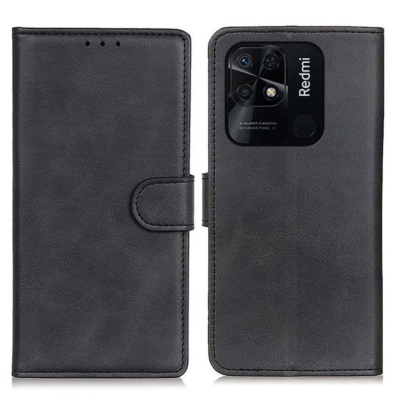 Nahkakotelo Xiaomi Redmi 10C Matta Keinonahka