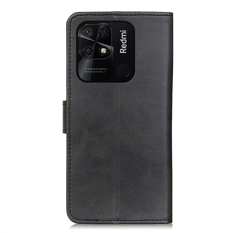 Nahkakotelo Xiaomi Redmi 10C Matta Keinonahka