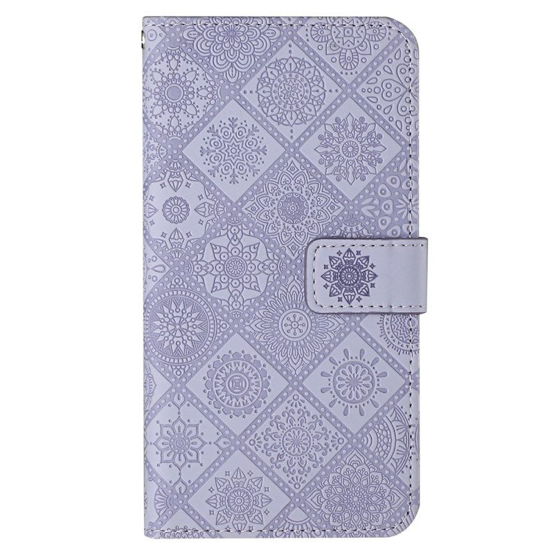 Nahkakotelo Xiaomi Redmi 10C Tapestry Kuvio