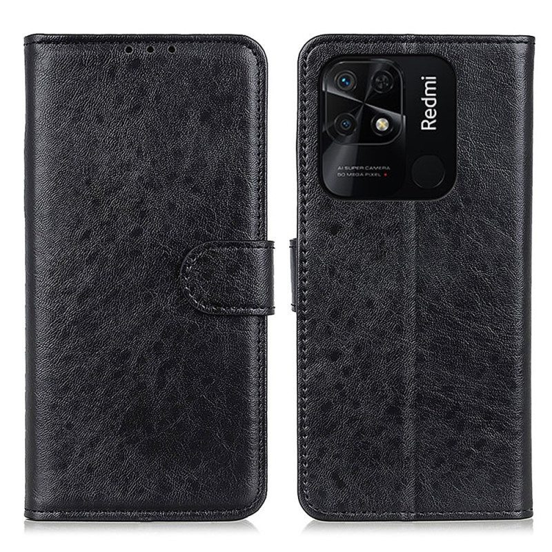Nahkakotelo Xiaomi Redmi 10C Teksturoitu Keinonahka