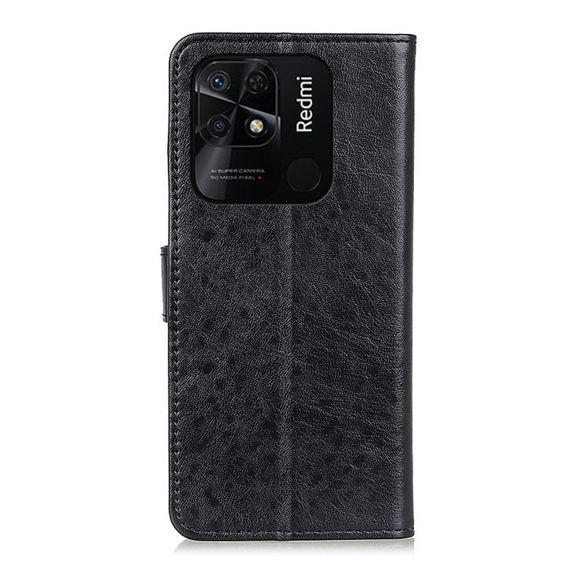 Nahkakotelo Xiaomi Redmi 10C Teksturoitu Keinonahka