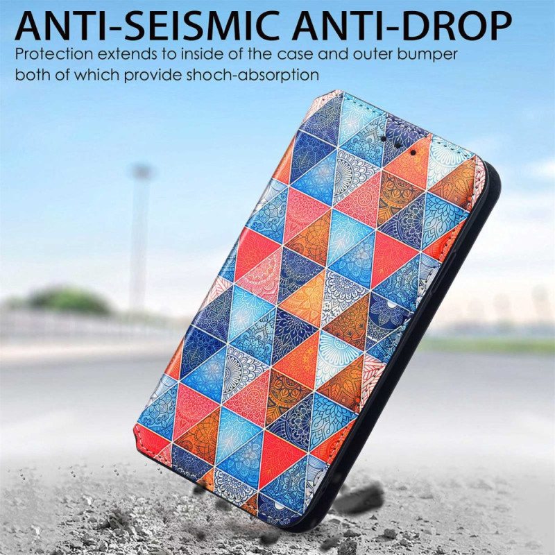 Puhelinkuoret Xiaomi Redmi 10C Kotelot Flip Caseno Rfid -suunnittelu