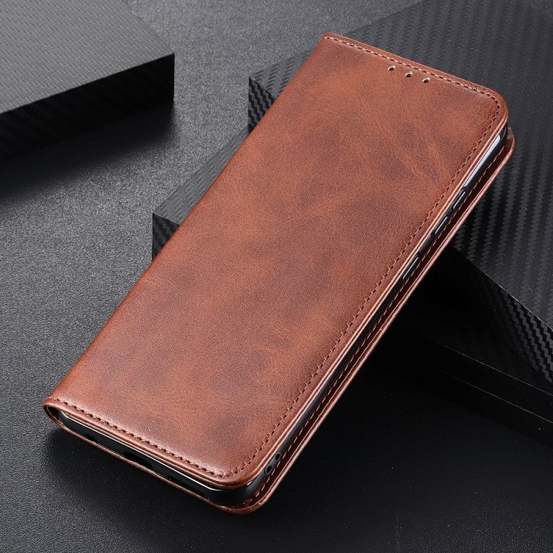 Puhelinkuoret Xiaomi Redmi 10C Kotelot Flip Halkaistu Nahka