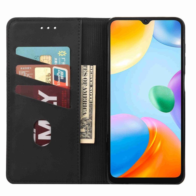 Puhelinkuoret Xiaomi Redmi 10C Kotelot Flip Kaksivärinen Niitillä