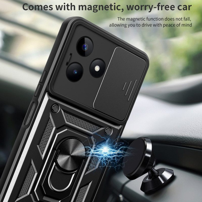 Kuori Realme C53 Sormuksen Pidike Ja Linssinsuoja