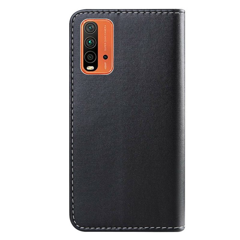 Kotelot Xiaomi Redmi 9T Kolmivärinen Nahkaefekti