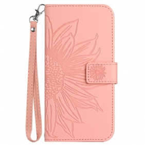 Kotelot Oneplus 13r Auringonkukkakuvioinen Ranneke