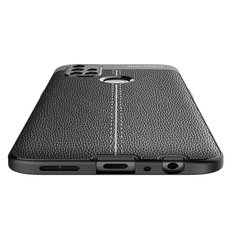 Case OnePlus Nord N10 Kaksilinjainen Litsi-nahkaefekti