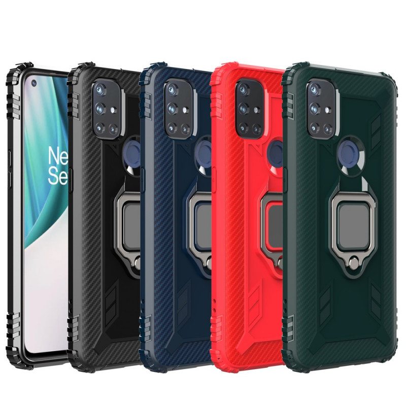 Case OnePlus Nord N10 Renkaan Tuen Kestävä