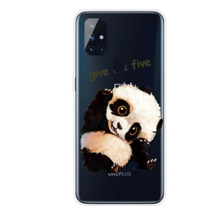 Case OnePlus Nord N10 Saumaton Panda Anna Minulle Viisi