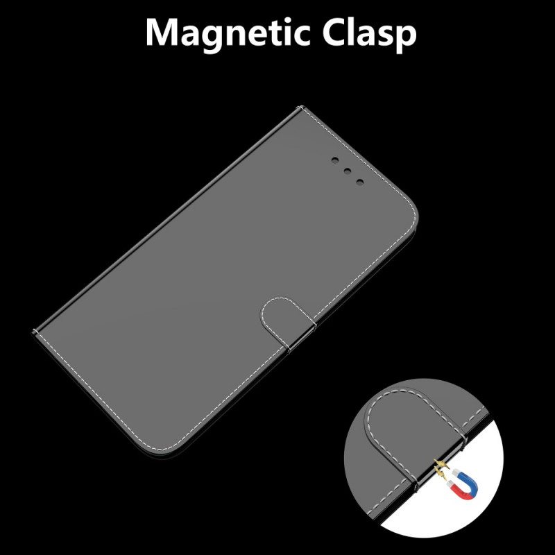 Kotelot OnePlus Nord N10 Keinonahkainen Peilin Kansi