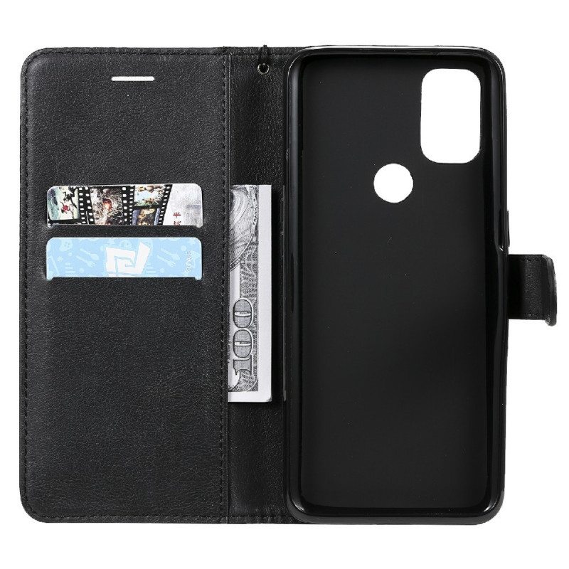 Kotelot OnePlus Nord N10 Suojaketju Kuori Strappy Leather Effect