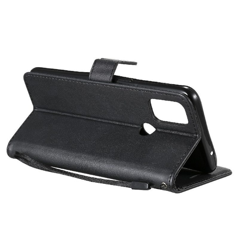 Kotelot OnePlus Nord N10 Suojaketju Kuori Strappy Leather Effect