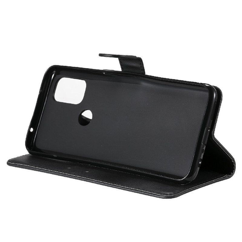 Kotelot OnePlus Nord N10 Suojaketju Kuori Strappy Leather Effect