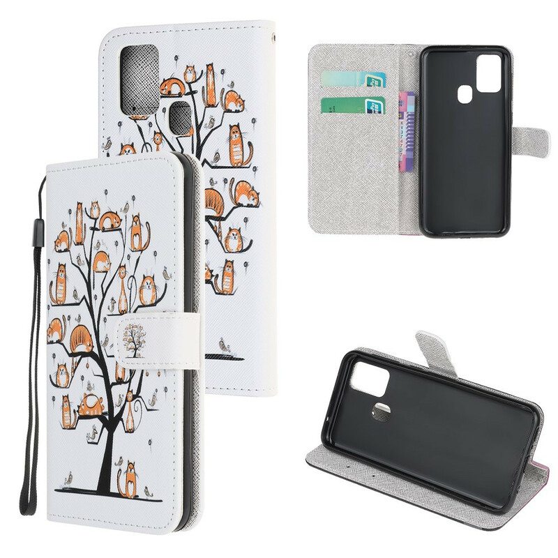 Kotelot OnePlus Nord N10 Suojaketju Kuori Sulka Kaulanauhalla