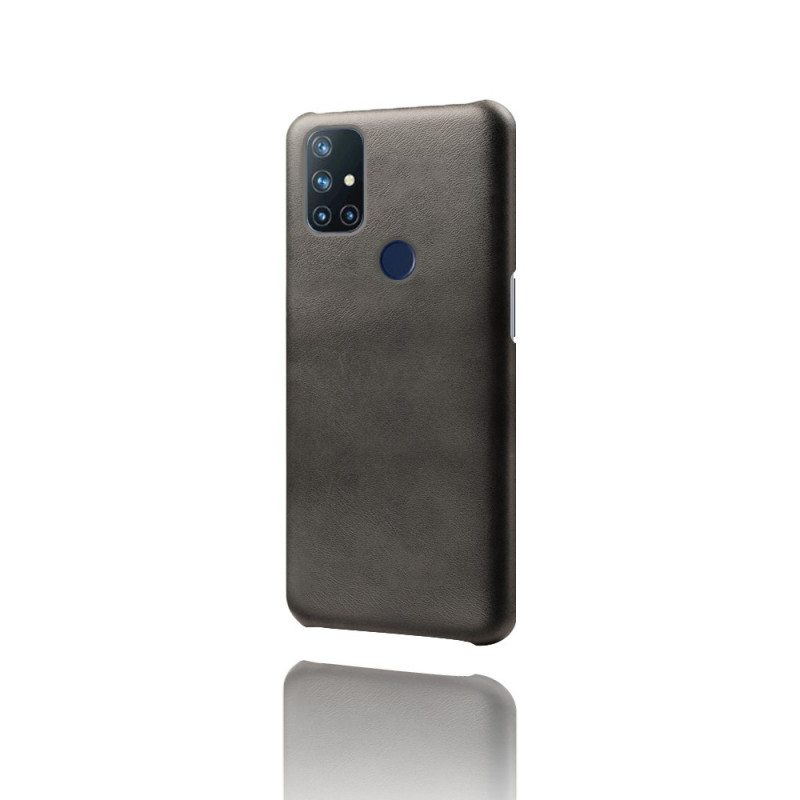 Kuori OnePlus Nord N10 Ksq-nahkaefekti