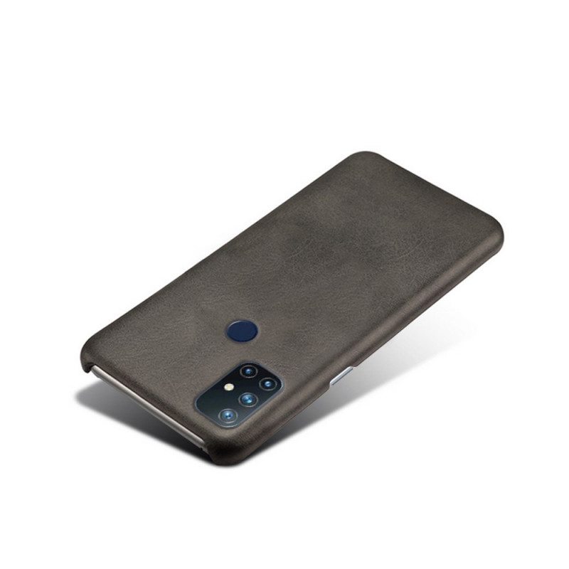 Kuori OnePlus Nord N10 Ksq-nahkaefekti