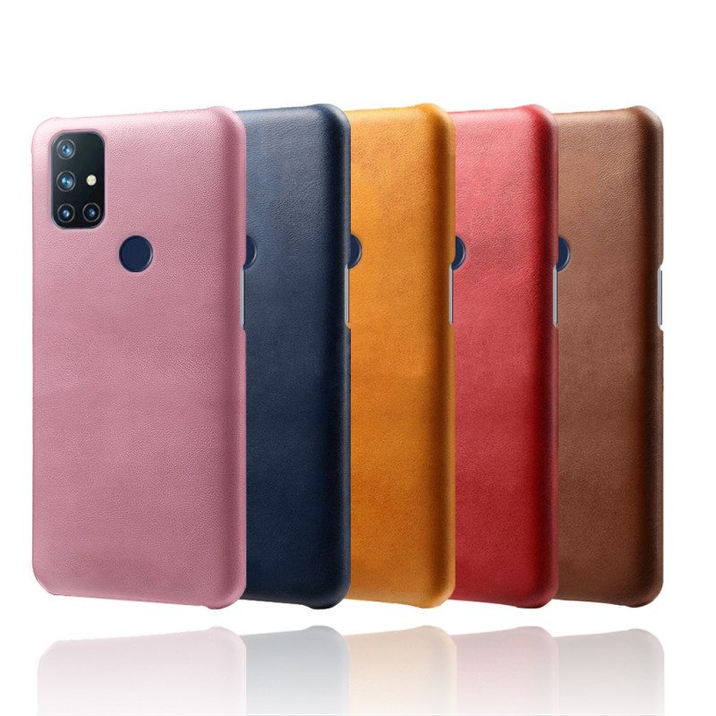 Kuori OnePlus Nord N10 Ksq-nahkaefekti