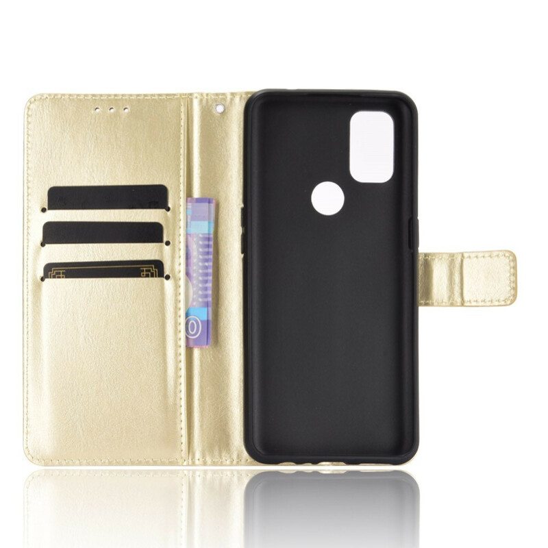 Nahkakotelo OnePlus Nord N10 Näyttävä Keinonahka