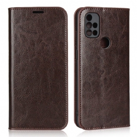 Puhelinkuoret OnePlus Nord N10 Kotelot Flip Aito Nahka