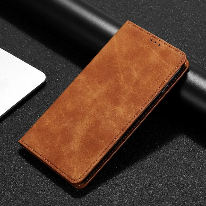 Puhelinkuoret OnePlus Nord N10 Kotelot Flip Silky Touch -nahkaefekti