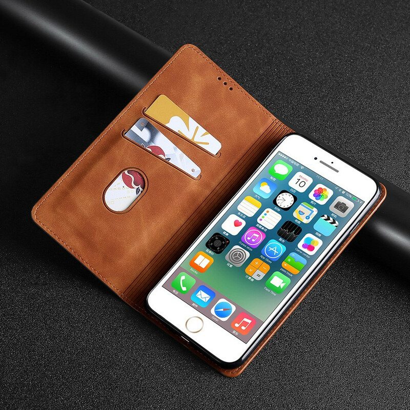 Puhelinkuoret OnePlus Nord N10 Kotelot Flip Silky Touch -nahkaefekti
