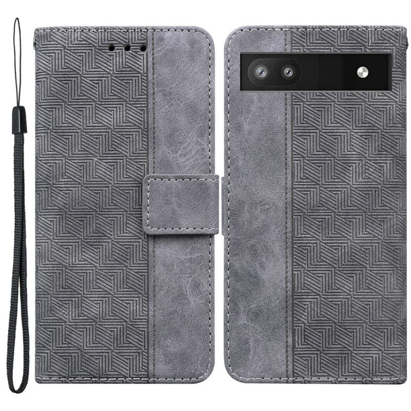 Kotelot Google Pixel 6A Suojaketju Kuori Kudottu Hihnasarja
