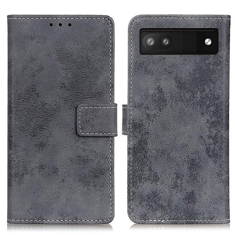 Kotelot Google Pixel 6A Vintage Nahkatyyli