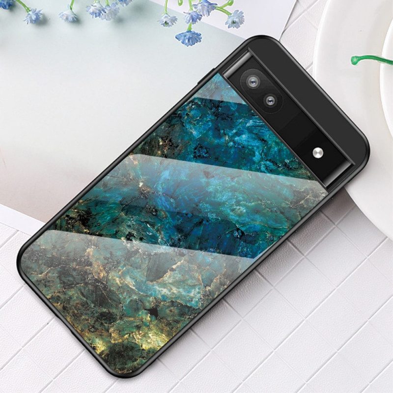 Kuori Google Pixel 6A Marmori Karkaistu Lasi