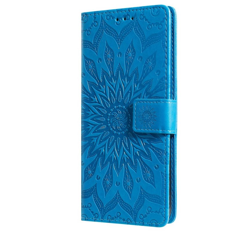 Flip Case OnePlus Nord N100 Auringon Kukka