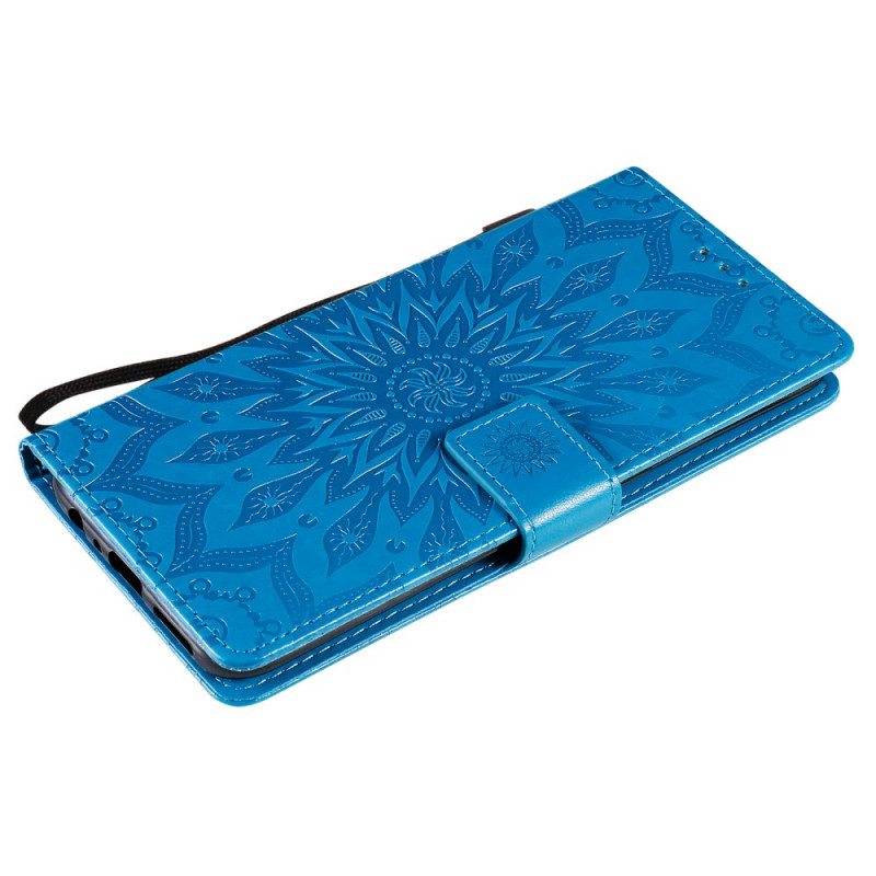 Flip Case OnePlus Nord N100 Auringon Kukka
