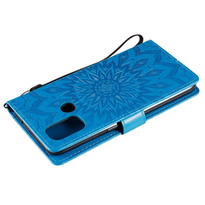 Flip Case OnePlus Nord N100 Auringon Kukka